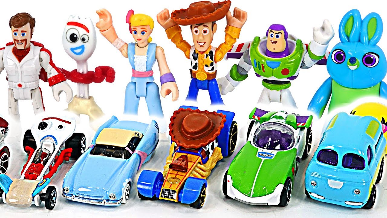 Awesome! Disney Pixar Toy Story 4 Hot Wheels cars are in gift box!