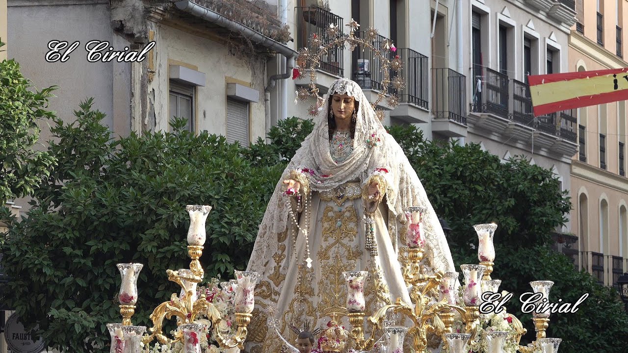 VIRGEN DEL ROCIO CORONADA PENTECOSTES MALAGA 2025 RECORRIDO COMPLETO 4K