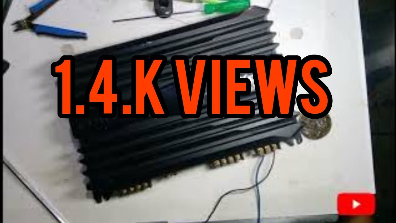 Sony 1000 watt 4 chanel amplifier not working (procted problem)