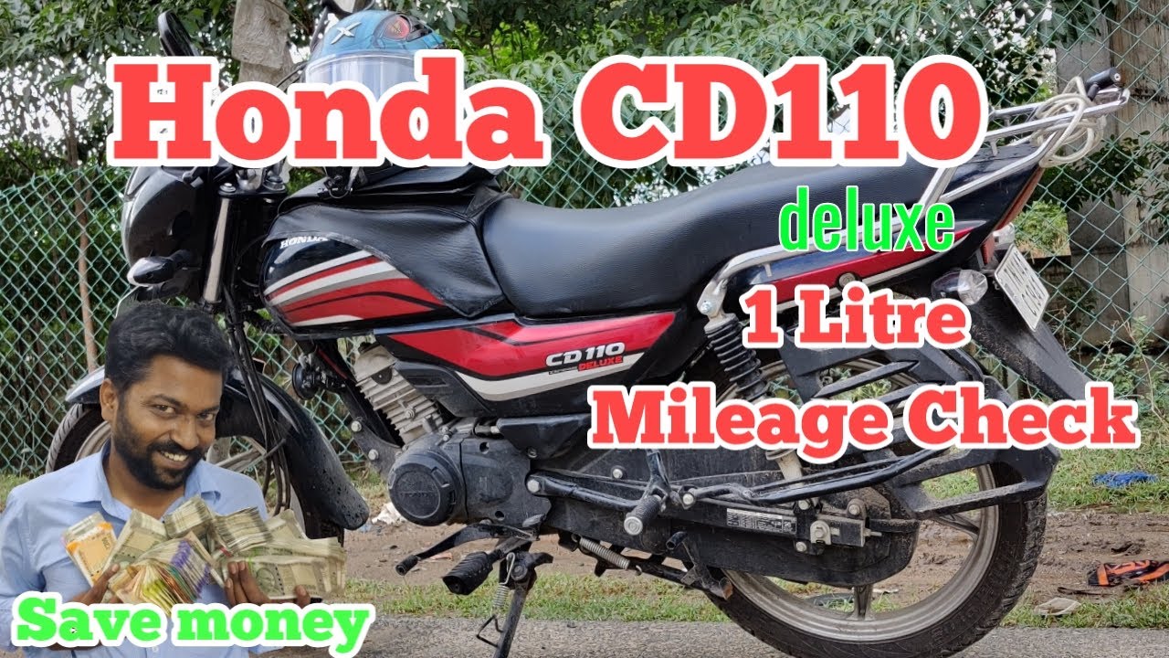 Honda CD110 deluxe BS6 | 1L Mileage Test | Live Test | Shocking Result | Save Money | Fuel economy