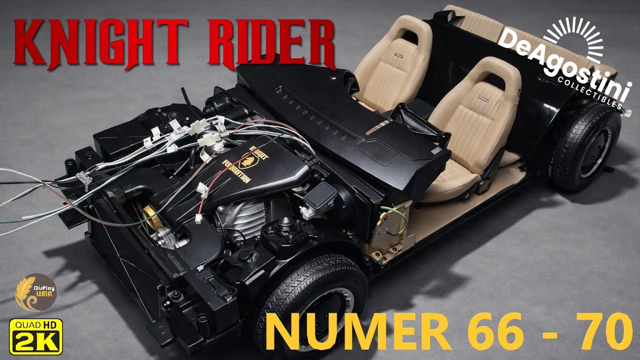 Deagostini Knight Rider🛠️Numer 66 - 70🛠️Łączymy wewnętrzną część z podwoziem plus pierwsze drzwi.