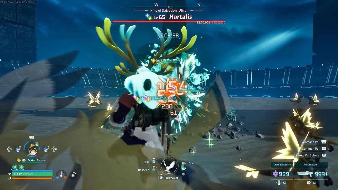 Palworld - Hartalis Ultra Battle on Hard Mode - Third Time's The Charm