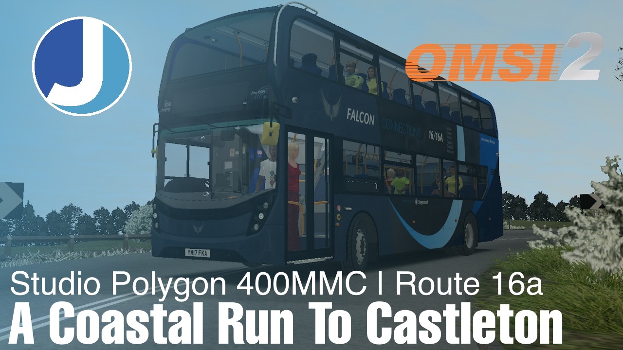 A Nice Scenic Drive Along The Coast | Route 16a | The Adstow Project | OMSI 2