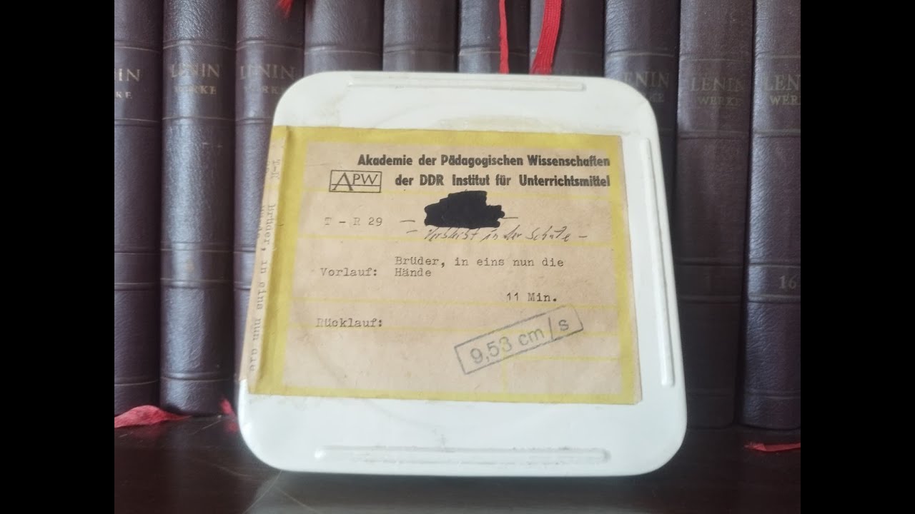 Br&uuml;der in Eins nun die H&auml;nde DDR Ton Vortrag