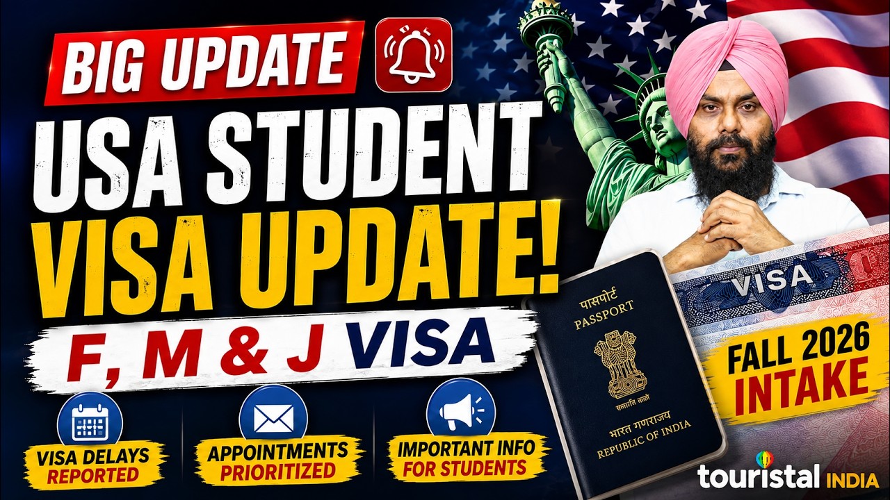 USA Student Visa Big Update 2026 | F1, M1 & J1 Visa Latest News | Fall 2026 Intake