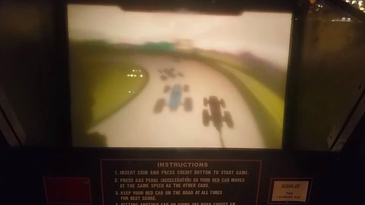 Speedway (Arcade, 1969) - Electromechanical Driving Arcade Game!