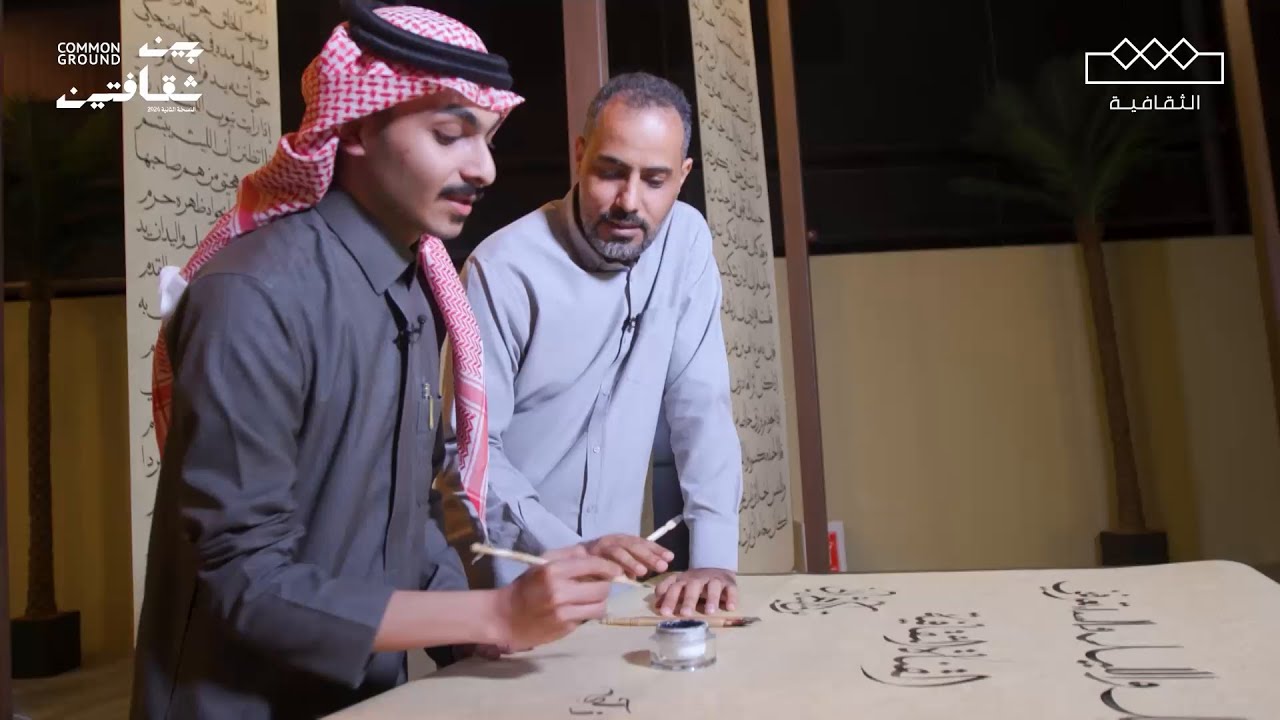مهرجان بين ثقافتين | الخطاط زكي الهاشمي وقصة عمله