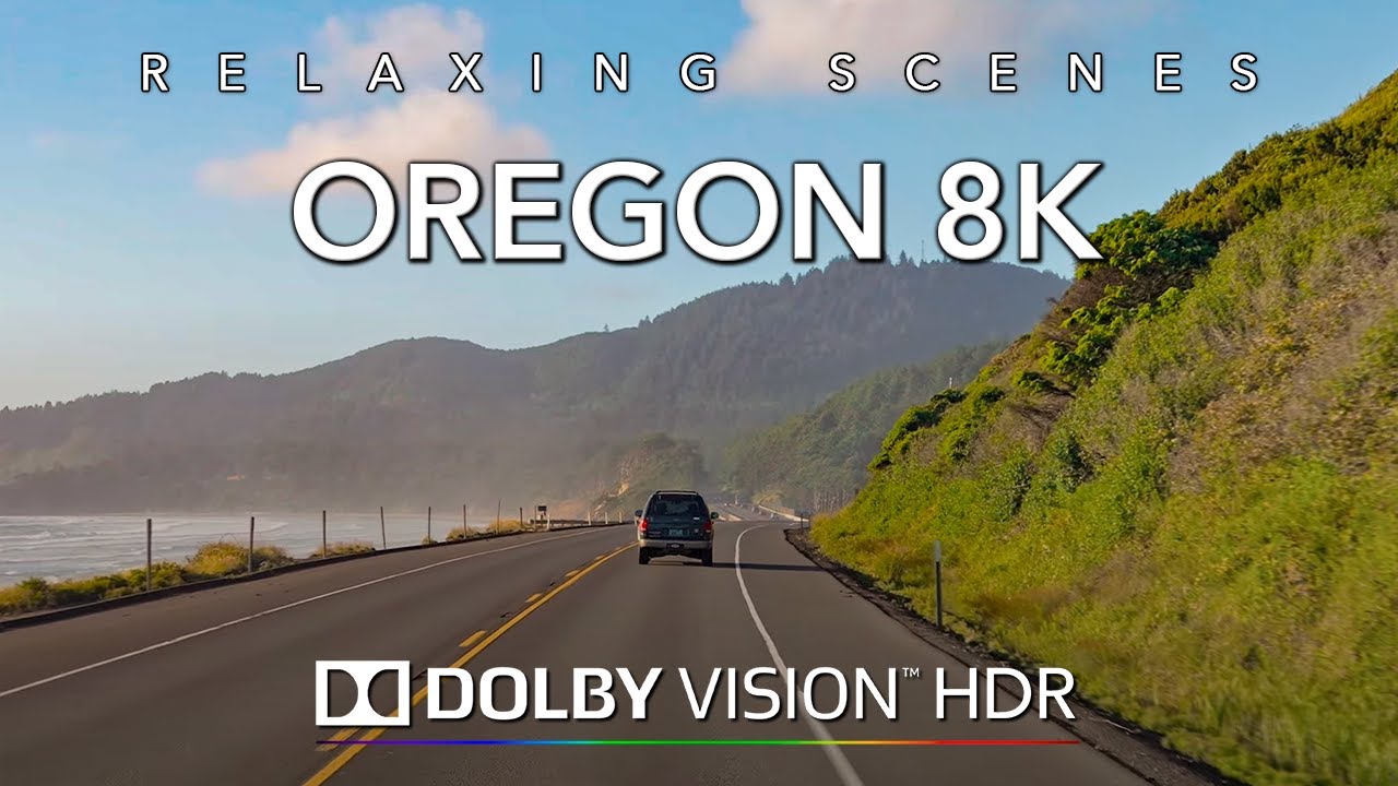 Road Trip USA Part 10 - Scenic Drive of Oregon Coastline 8K Dolby Vision HDR