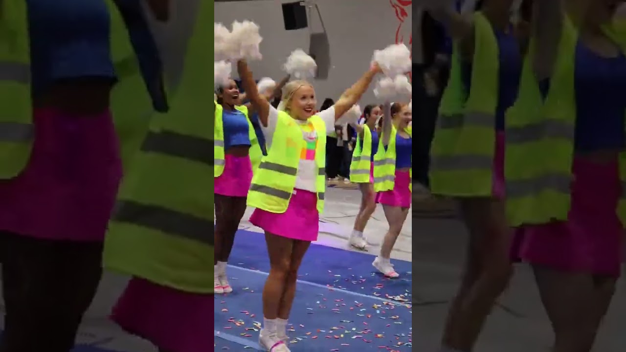 NCHS Cheerleaders lead the crowd every game with high spirits and big smiles!