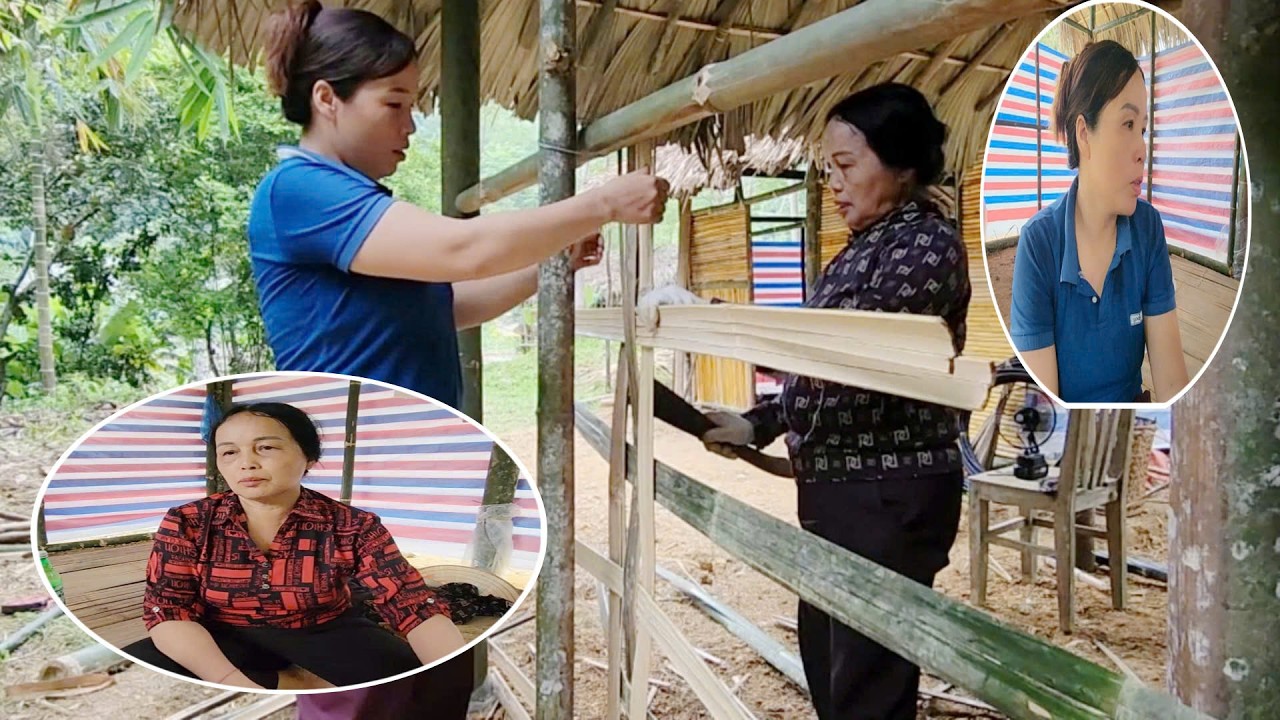 After a tiring day, Mrs. Thuy received unexpected help from the land seller.