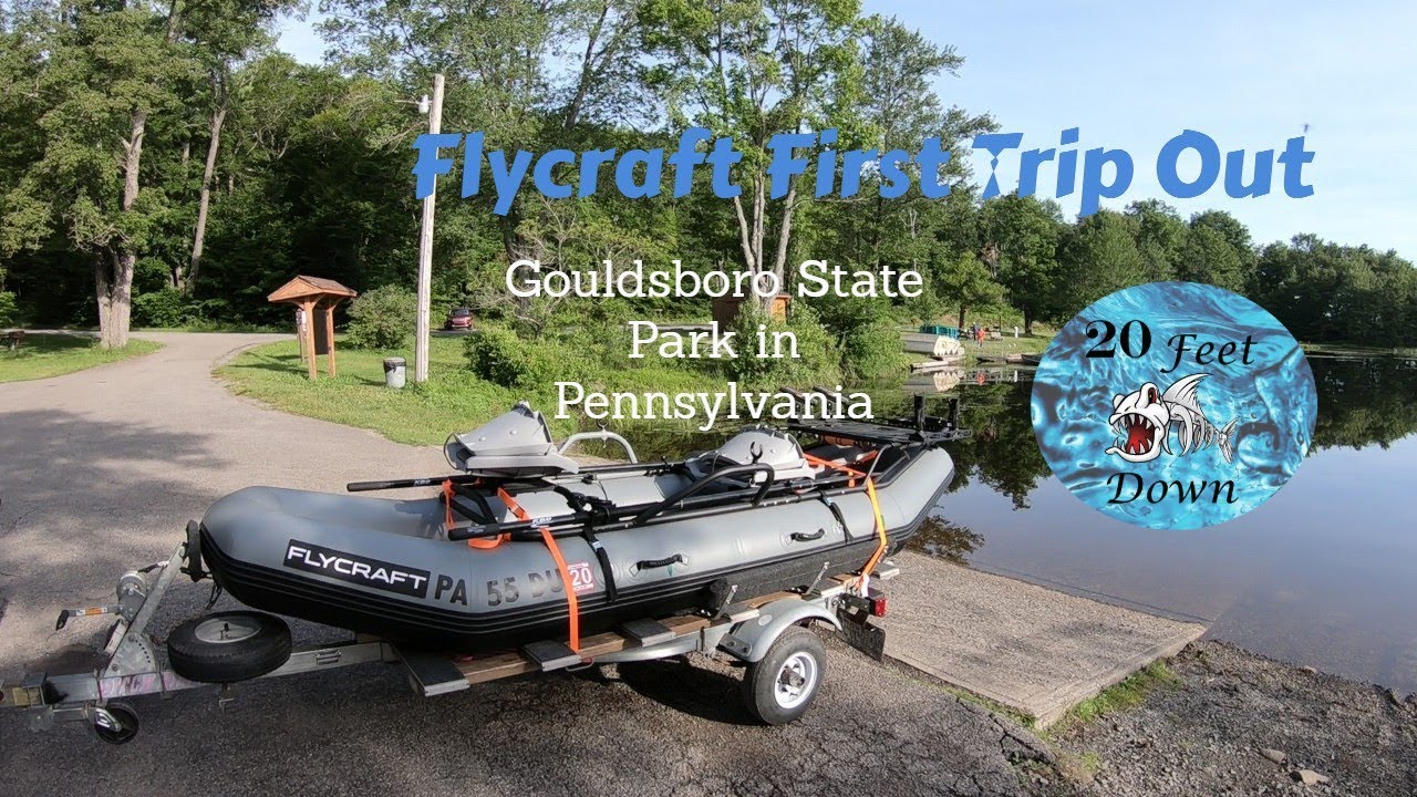 Flycraft First Trip Out Gouldsboro State Park
