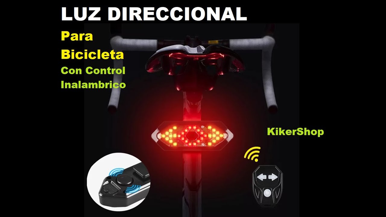 Como USar las Luces Direccionales para Bicicleta Recargables FY-1820