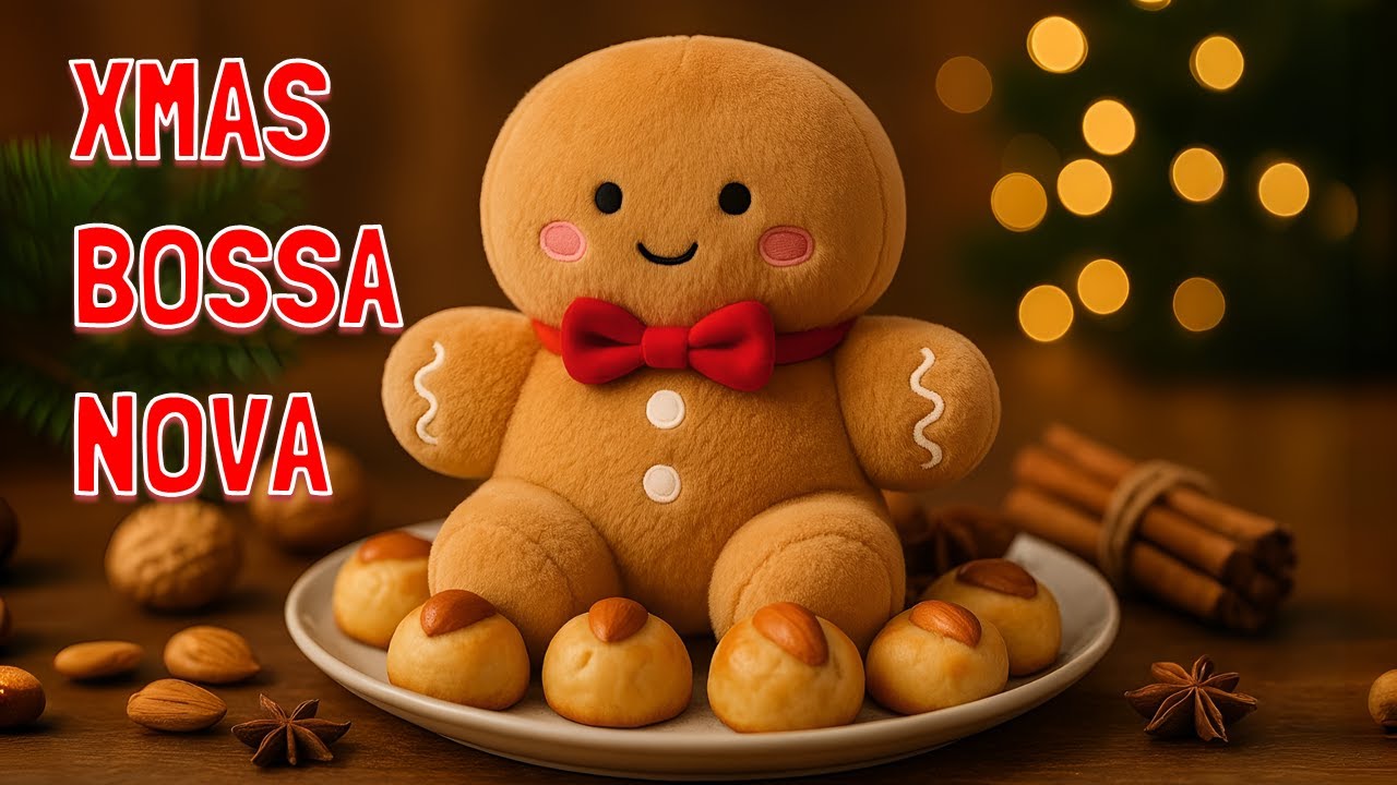 Bossa Nova Jazz for Christmas with Happy Gingerbread Vibes 🍪🎶