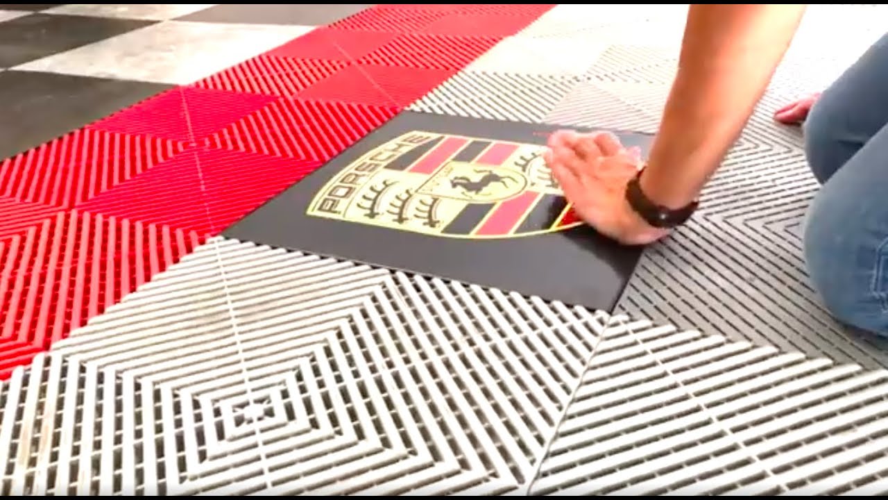 Comment installer un logo sur mon sol de garage SWISSTRAX