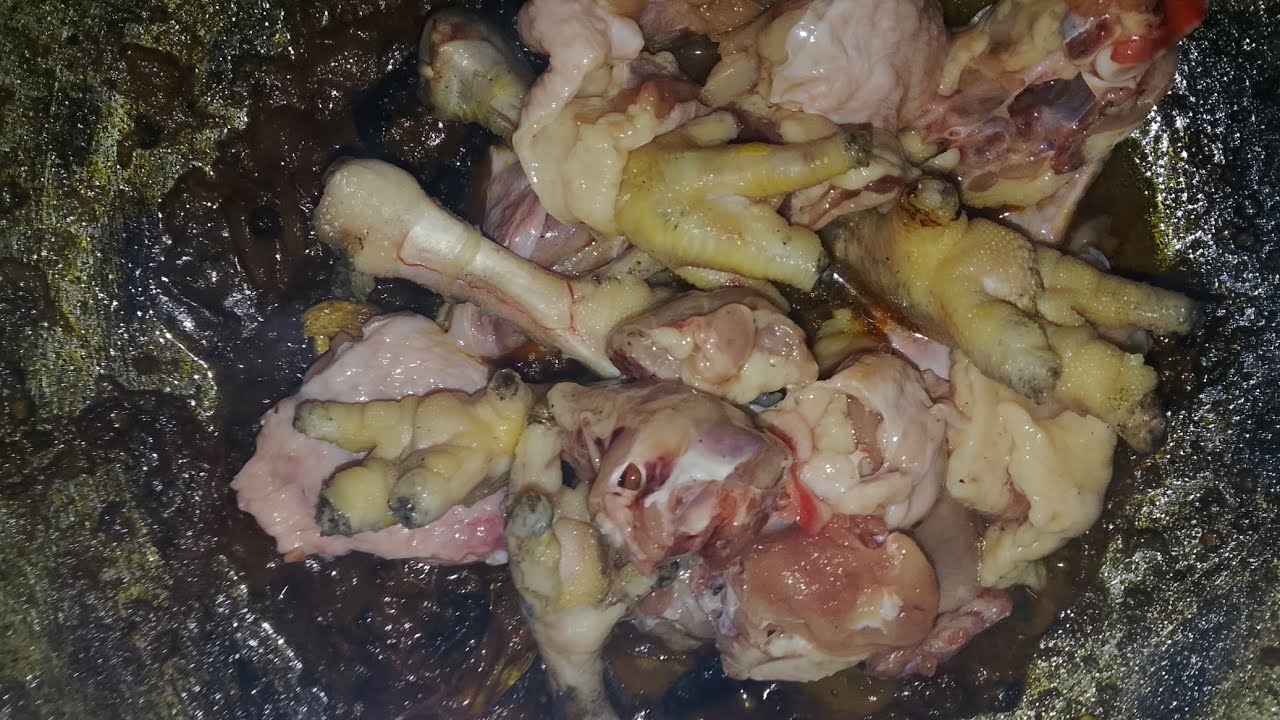 चिकन पंजा😍 चिकन मीट चूल्हा के आग पे🤤#viral #viralvideo #nonveg #food #chicken 
