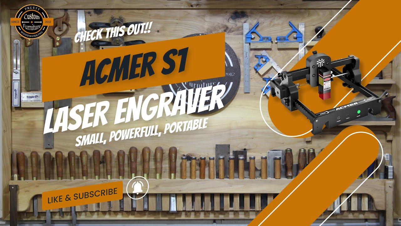 The Ultimate Portable Laser Engraver: Acmer s1 Review and Demo.