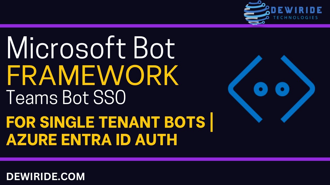 Авторизация бота Microsoft Bot Framework Teams SSO для ботов с одним арендатором C# | Авторизация...