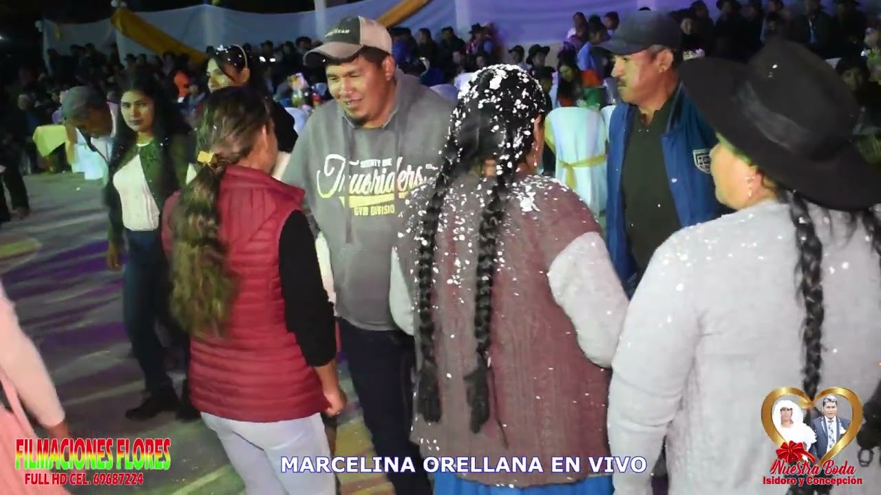 Marcelina en vivo en la boda de Isidoro y  concepción tarabuquillo 2022
