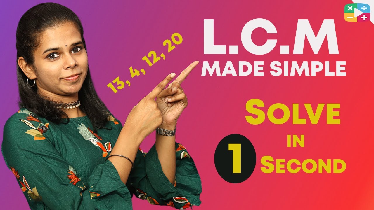 LCM IN ONE SECOND | LCM SHORTCUT | SUPERFAST TRICK