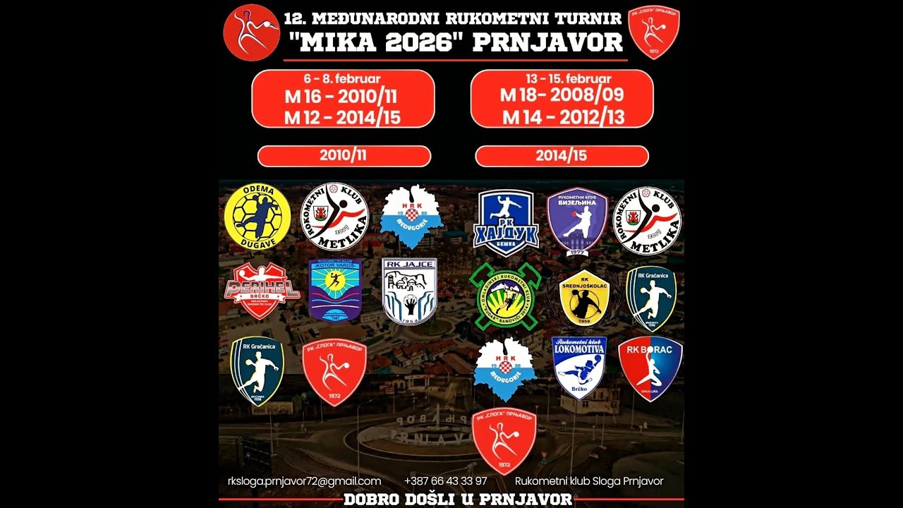 12th INTERNATIONAL HANDBALL TOURNAMENTS 