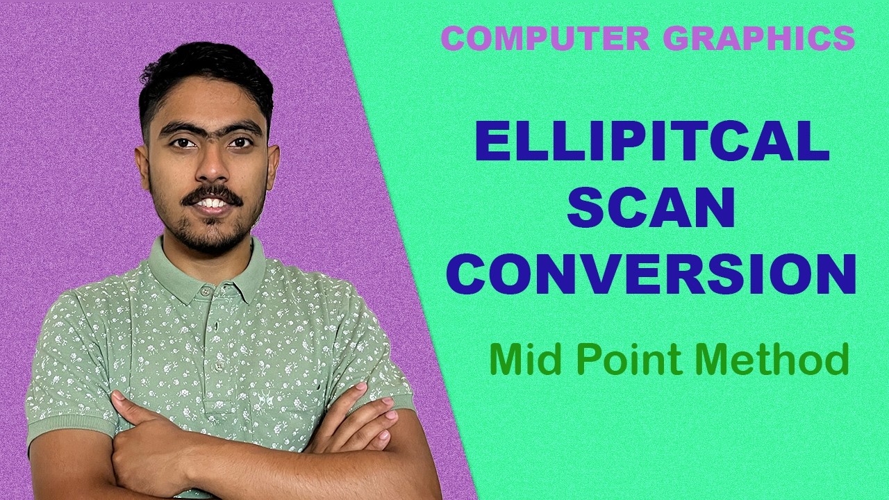 Scan Conversion | Ellipse | Mid Point Method | Computer Graphics