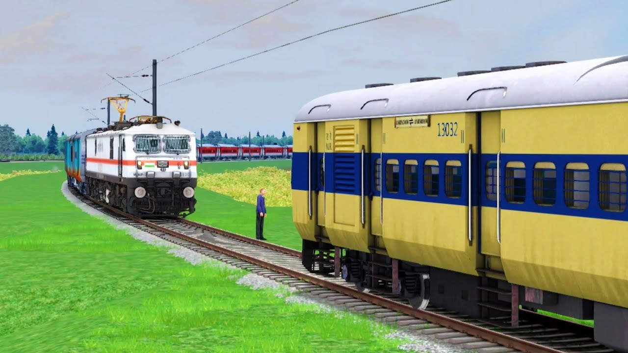 Train vs Train | Two Trains on Same Tracks due to Signal Failure – Train Simulator 2024