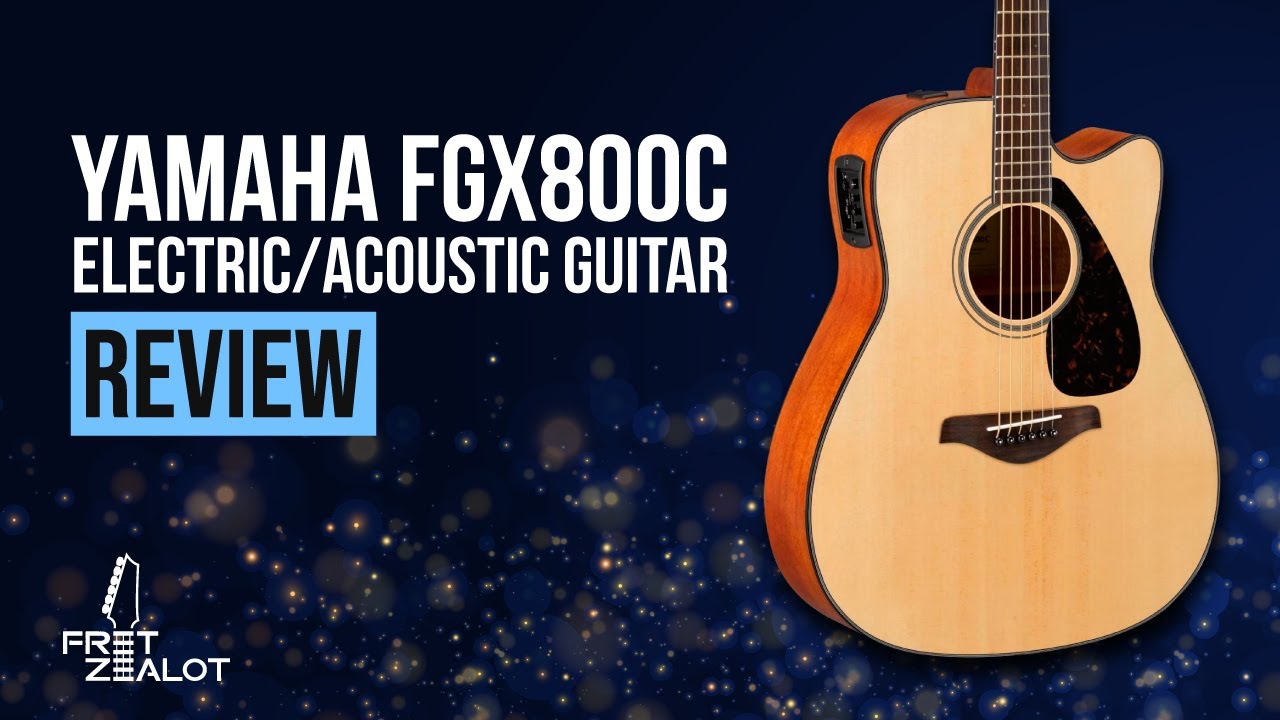 Электроакустическая гитара Yamaha FGX800C — обзор и демо