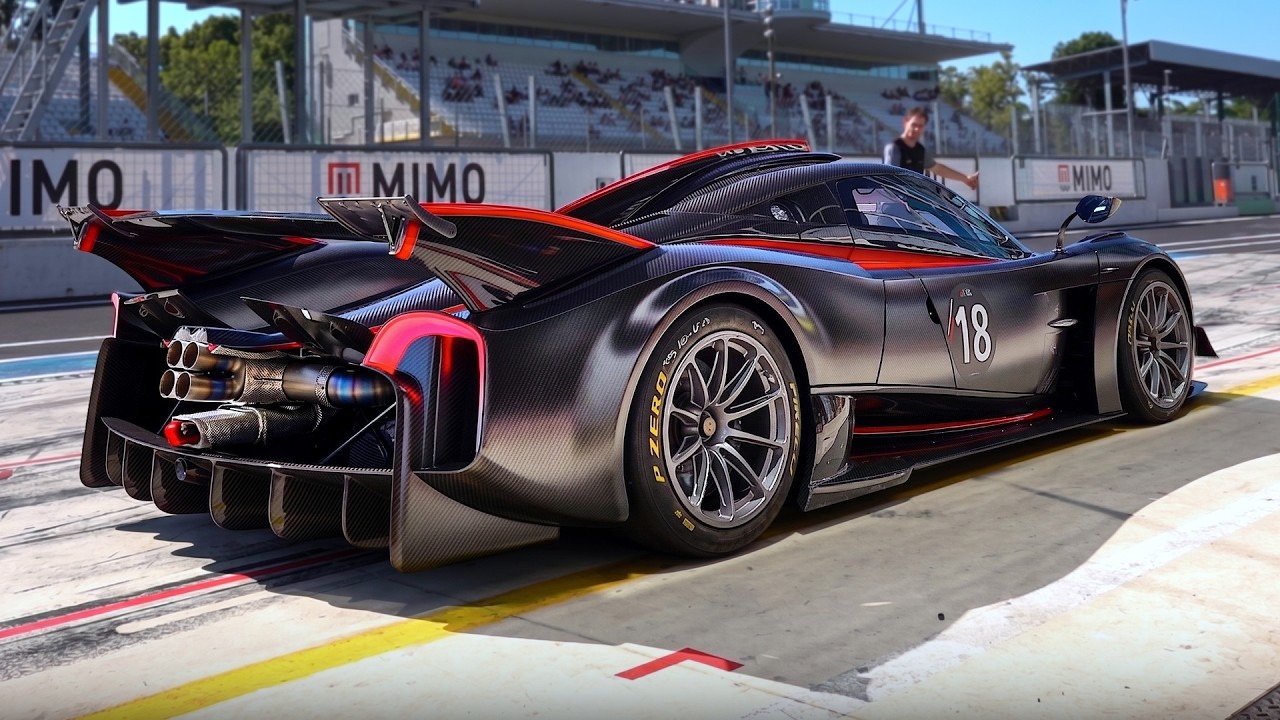 Pagani's Exclusive Trackday: Huayra R, Zonda Revoluci&oacute;n, R EVO Roadster *Onboards & RAW V12 Sounds*