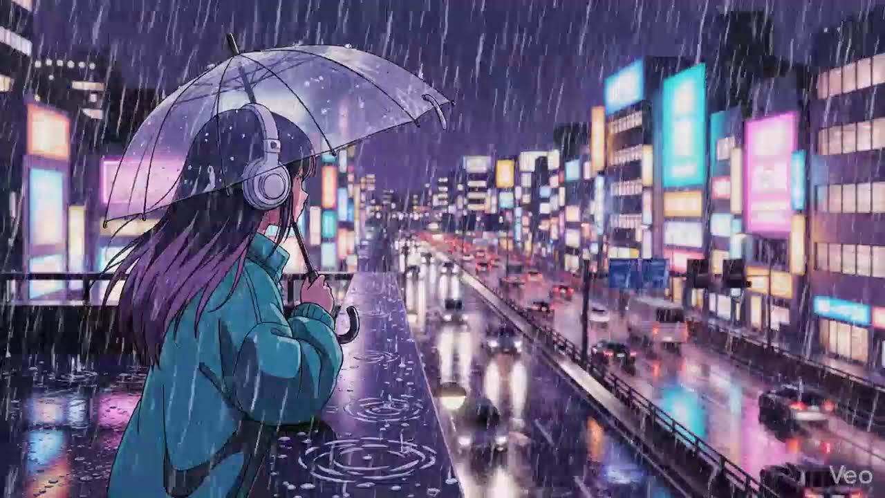 Rainy City Nights 🌧️ Lofi Chillhop from Japan