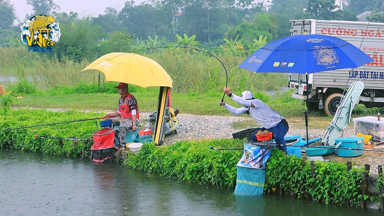CÂU CÁ TRỜI MƯA: Cách câu cá hiệu quả trong thời tiết mưa
