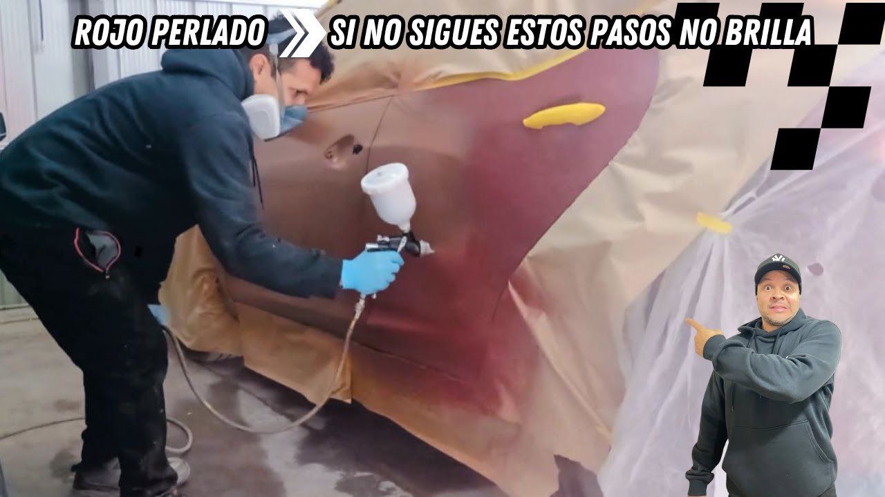 COMO APLICAR ROJO PERLADO PASO A PASO - DESDE LA BASE HASTABEL FINAL