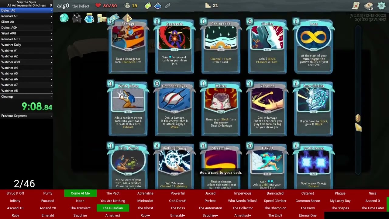 [WR] Slay the Spire All Achievements Glitchless Speedrun in 