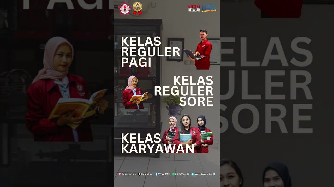 PENERIMAAN MAHASISWA BARU 2023/2024 STIMA IMMI