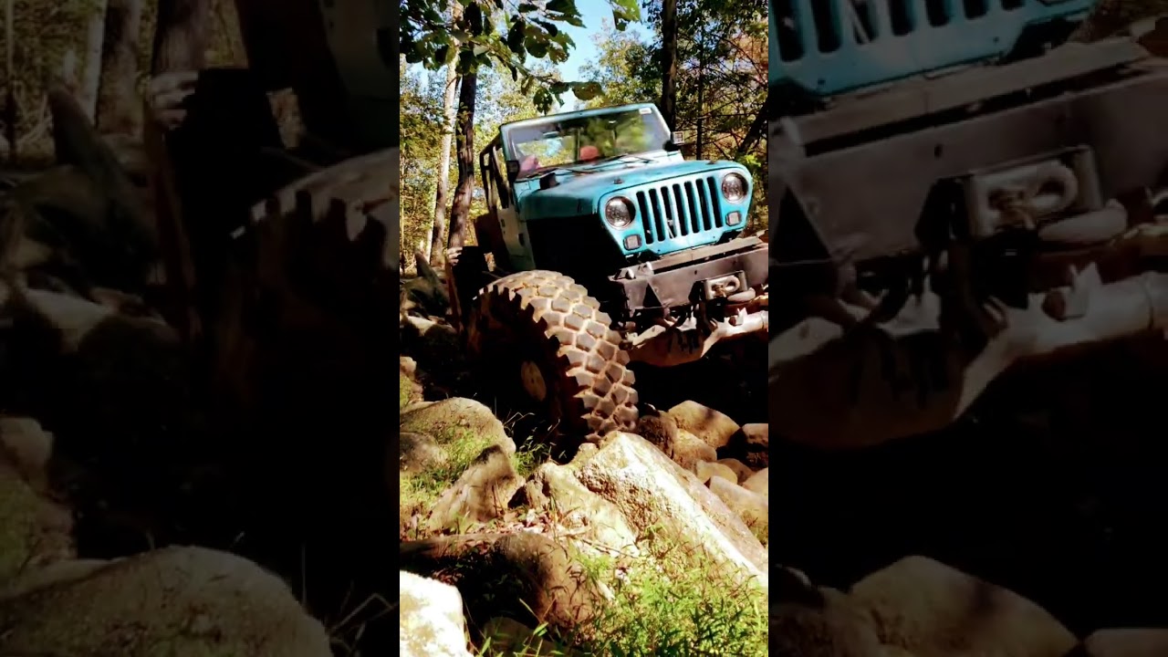 Diesel Jeep on the rocks… 