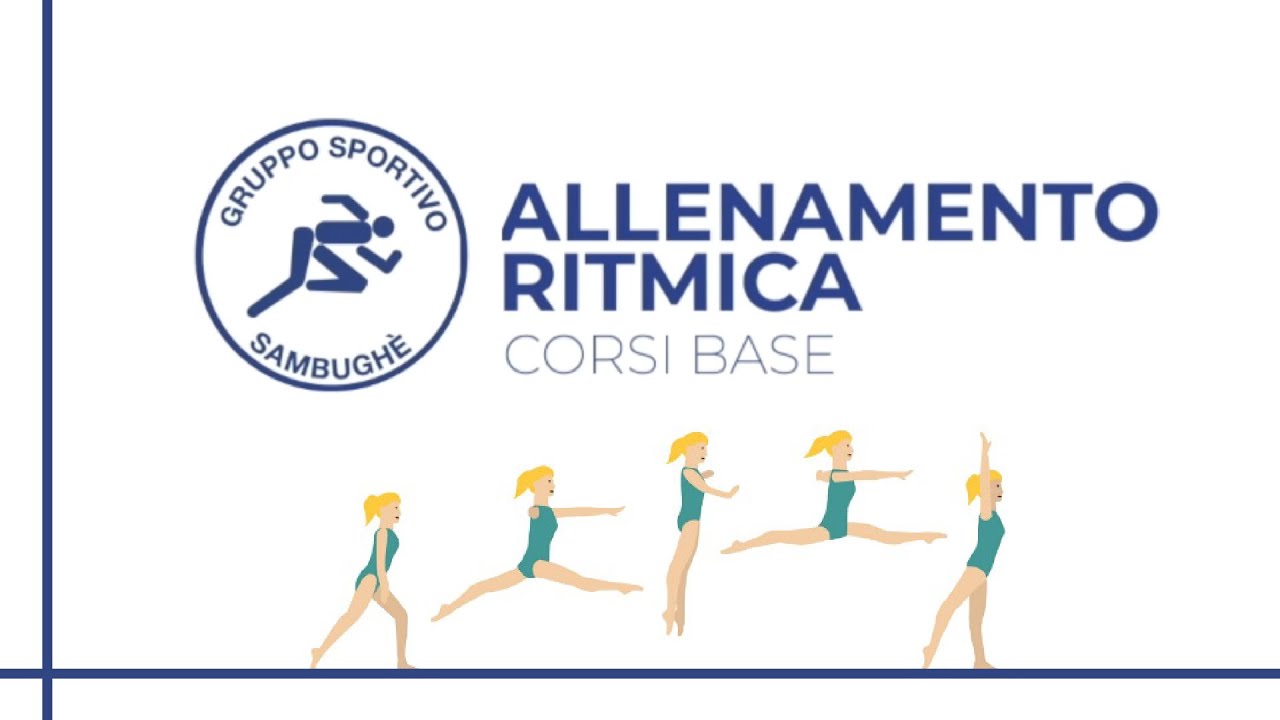 Allenamento di ginnastica ritmica a casa per i gruppi base - Gruppo Sportivo Sambughè