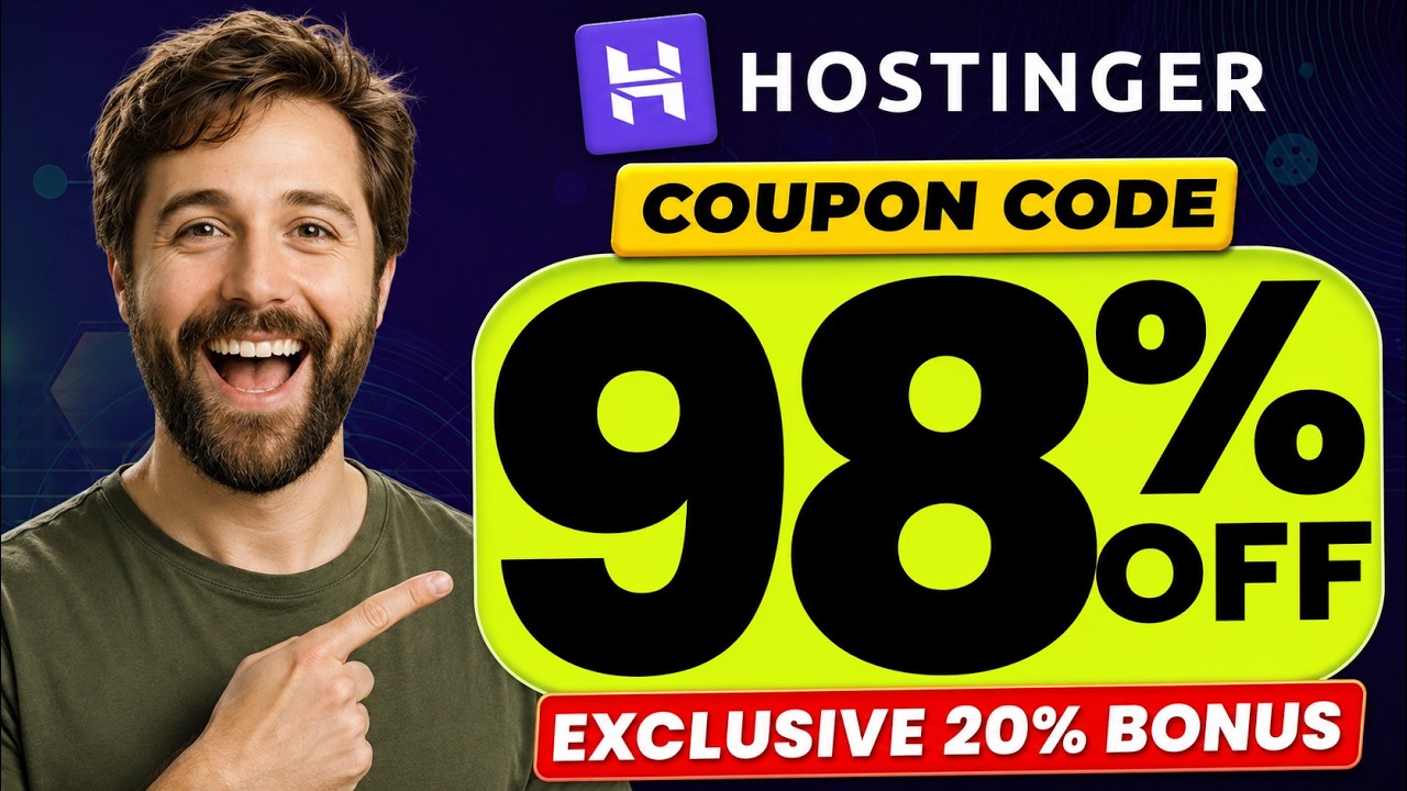 Промокод Hostinger | Дополнительная скидка 20% на Hostinger