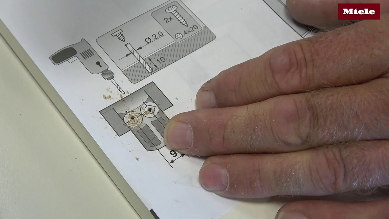 Instructievideo inbouwen G7000 afwasmachine | Miele