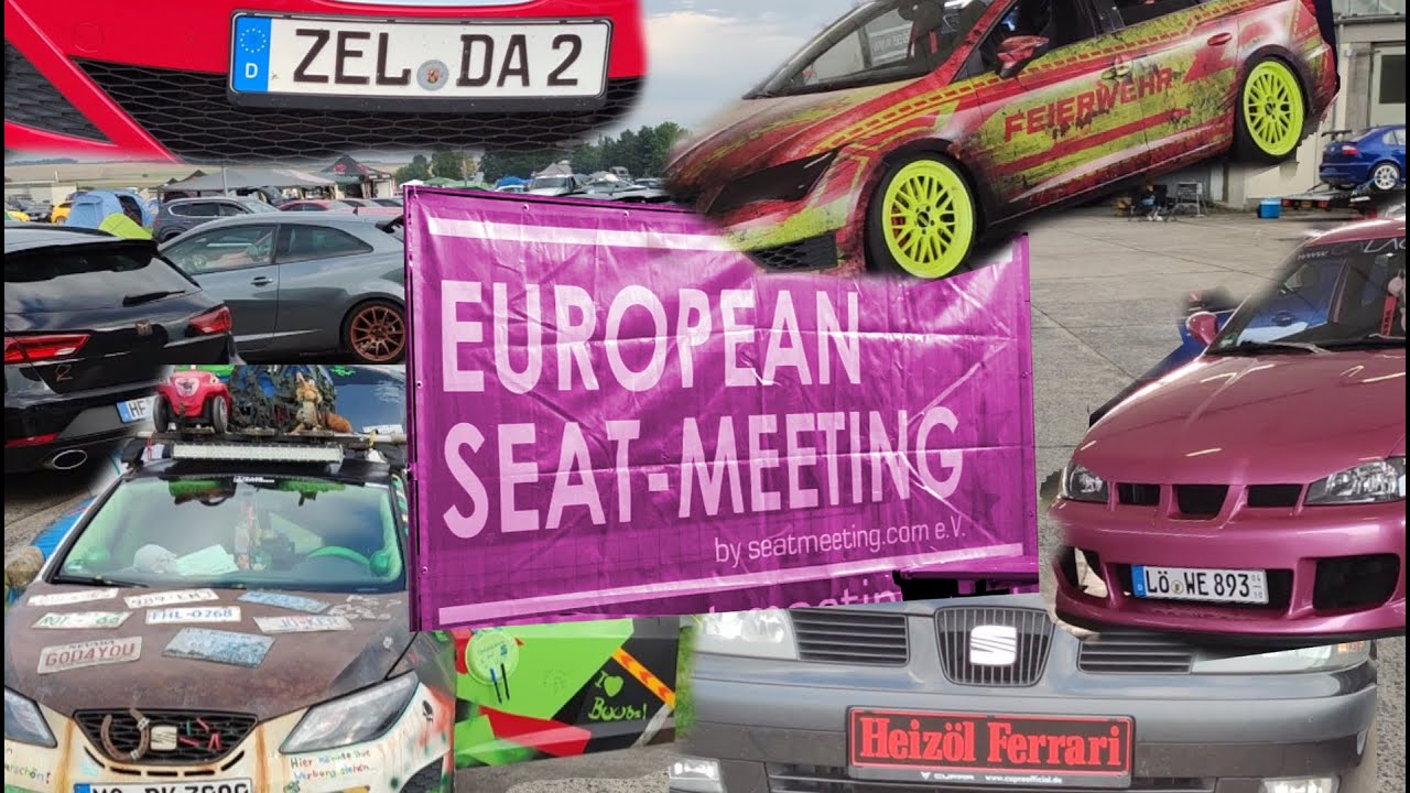 EUROPEAN SEAT & CUPRA MEETING Mendig 2023  - GEILE KARREN und mehr in 4K!!!!