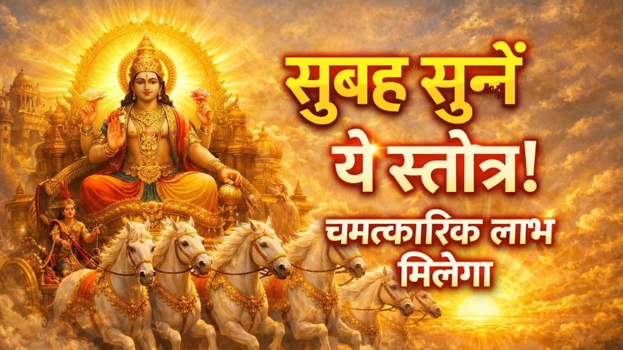  सूर्याष्टकम 🌞 सभी रोग दूर करने वाला चमत्कारी स्तोत्र | Sunday Special