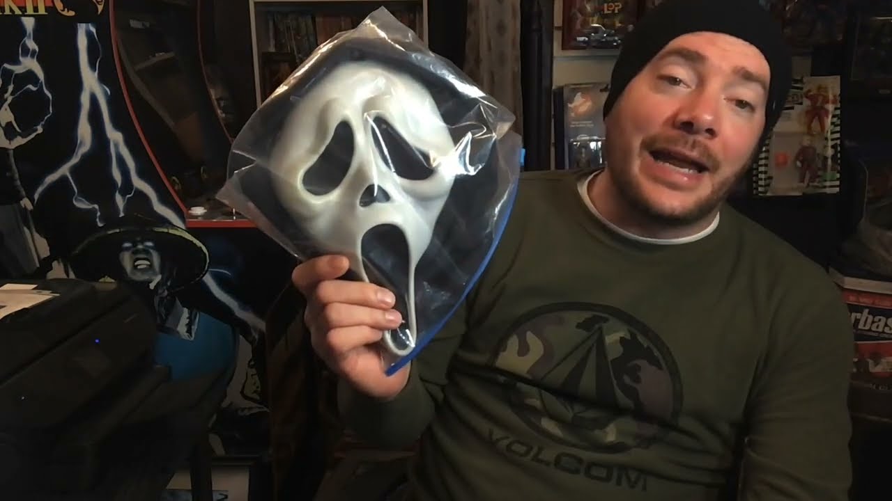 Scream 2022 Mask and Production Items Ghostface Sketch and Hero Fabric Scream 5