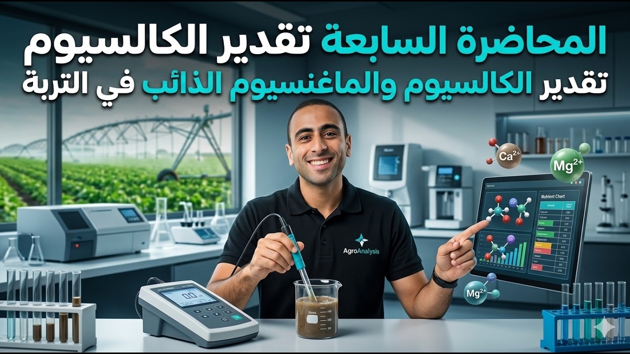 المحاضرة السابعة تقدير الكالسيوم والماغنسيوم الذائب في التربة