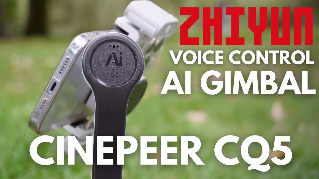 Zhiyun Cinepeer CQ5 AI TRACKING & VOICE CONTROL GIMBAL Review