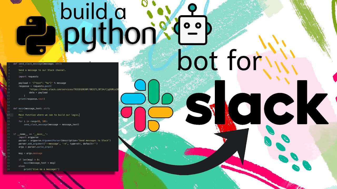 Отправляйте сообщения в Slack с помощью этого скрипта на Python! — Подробное объяснение | Slack A...
