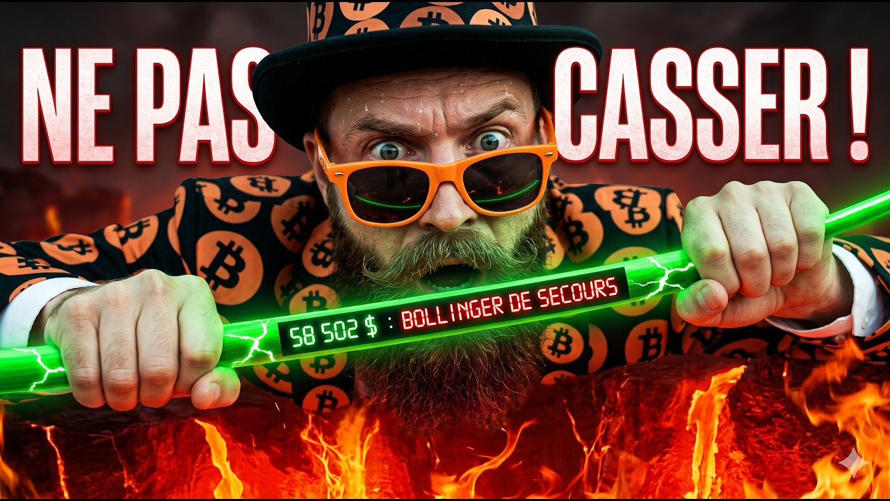 🚨SUPPORT CRITIQUE : Bitcoin doit tenir les 58 502 $, le dernier rempart avant la chute aux enfers !