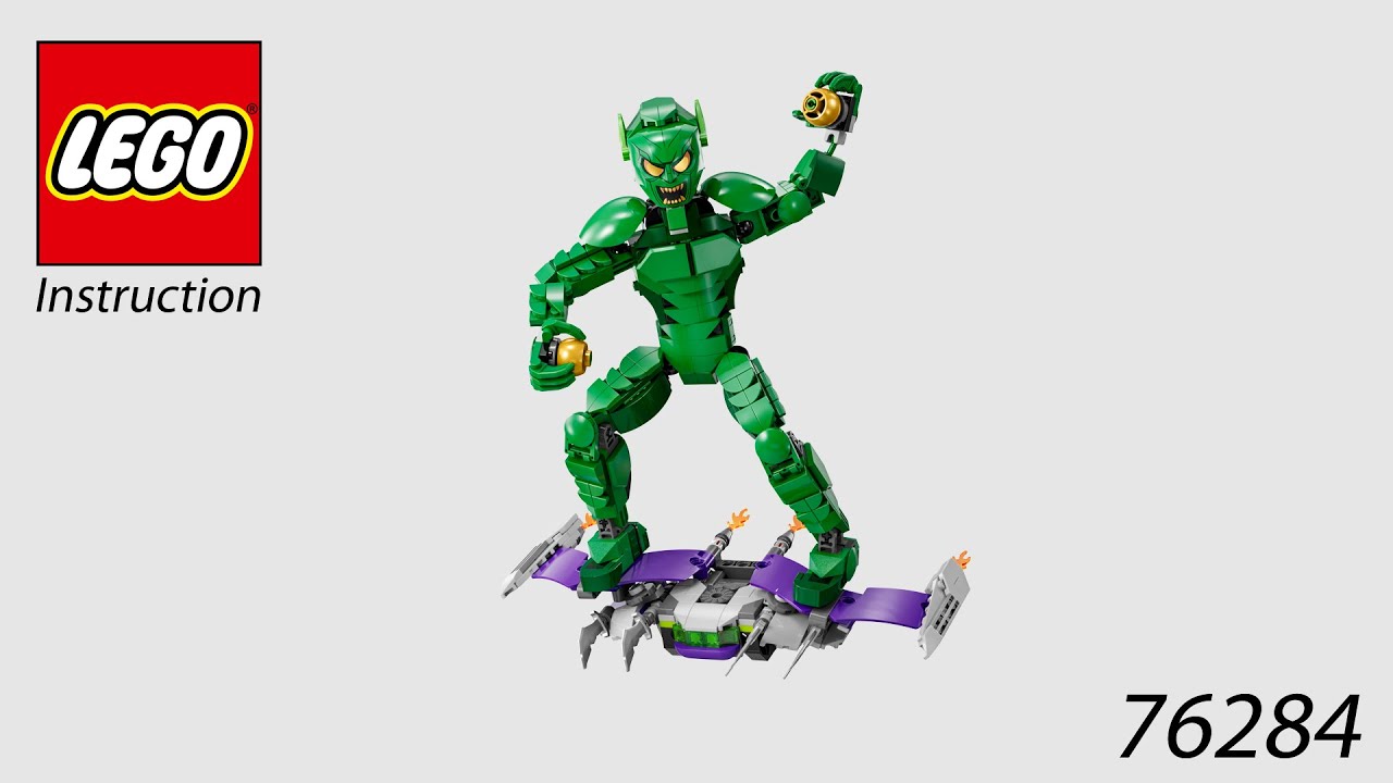 LEGO Instruction - Marvel - 76284 - Green Goblin Construction Figure