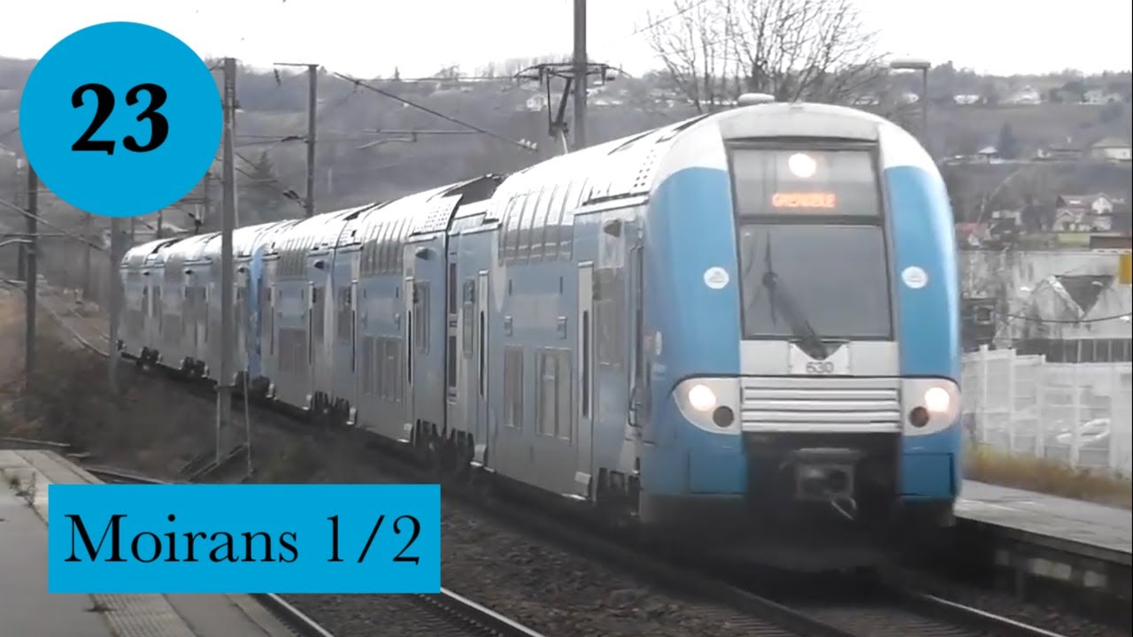 GPF n°23 : TER 2N NG et TGV au saut de mouton de Moirans (1/2)
