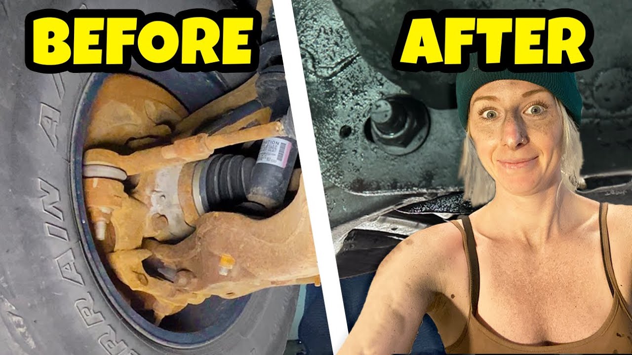 Attempting To Undercoat My VERY Rusty F150 (RUSTOLEUM)