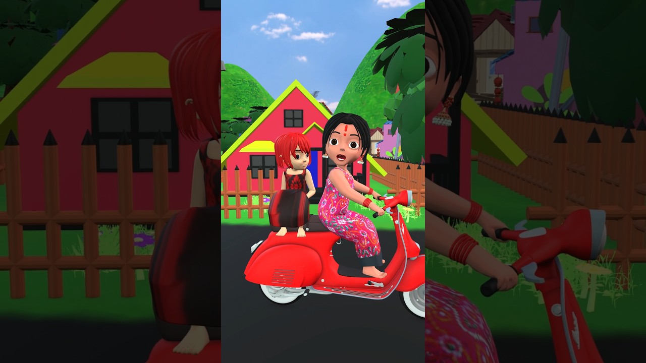 चिंकी कहां जा रही है 😁 | cartoon video | gulli bulli | granny | short video |