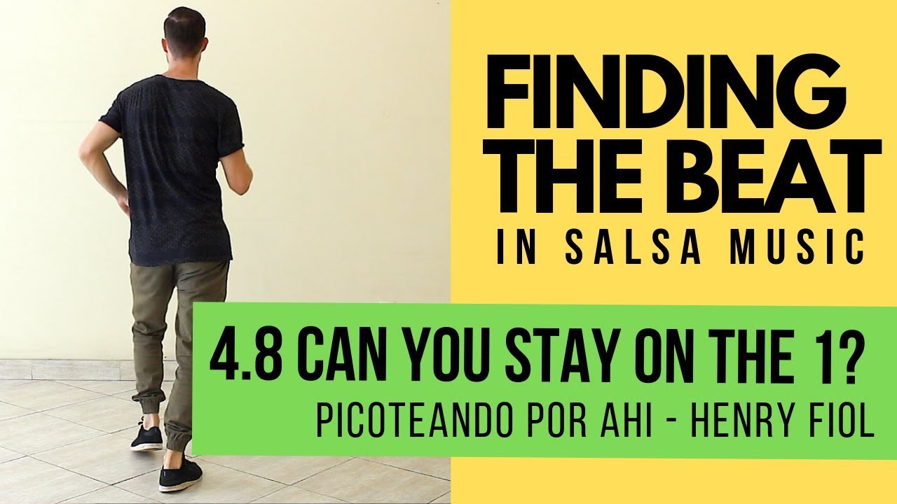 FTB 4.8 Salsa Basics Practice On1 - Finding the Beat & STAYING On It  (slow salsa song)