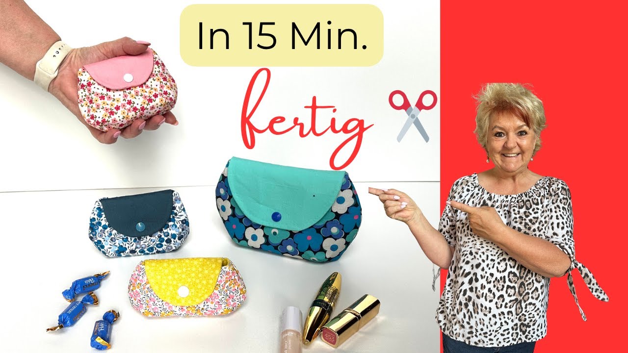Kleines Täschchen nähen ✂️ – perfekt für zwischendurch!